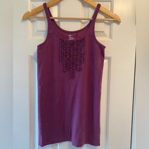 Gap Women’s Embellished Cotton Tank Top Size M